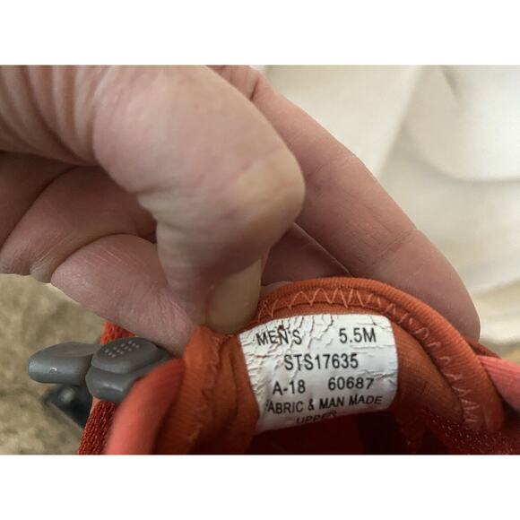 Sperry Orange Sea Sport Shoes Men 5.5 Water Activities Recreation STS17635 - Picture 4 of 7